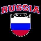 RUSSIA ( POCCIYA ) ROSSIA Apres Ski Fan T Shirt S   XXL