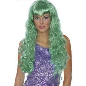  Mermaid Wig Green 