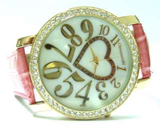 PINK STRAP FUNKY LOVE PEARL WOMENS DESIGNER WATCHES FZ1  
