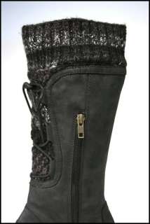 UGG Skylair Womens Black Sheepskin Boot Size 8 US NEW  