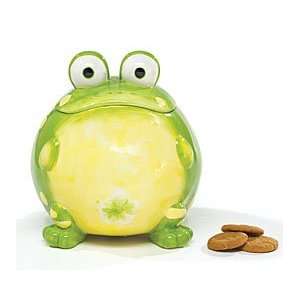 Toby The Toad Frog Cookie Jar Canister For Kitchen Decor 