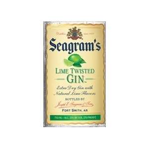  Seagram Gin Lime Twisted 50ML Grocery & Gourmet Food