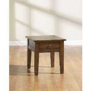  Broyhill Attic Rustic Oak End Table
