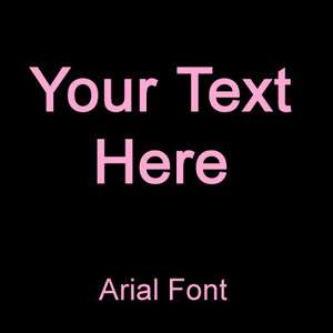   Printed T Shirt Customized Text Make Your Own Personalized Shirt Arial
