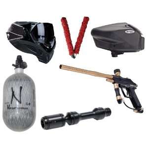 Azodin Kaos Deluxe Paintball Gun Kit 6 