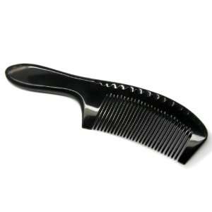   : Natural Hand Carved Traditional Oriental Black Ox Horn Comb: Beauty