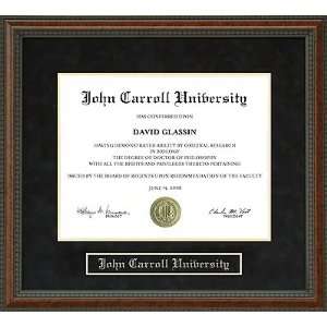  John Carroll University (JCU) Diploma Frame Sports 