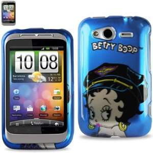   HTC WILDFIRE S (G13) (Biker Betty Blue) B26 Cell Phones & Accessories