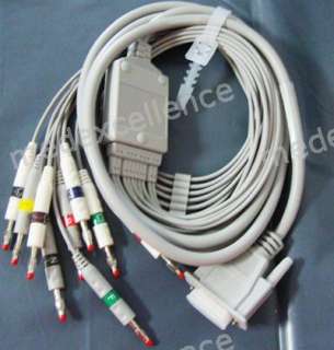 banana type ecg cable usb data cable chest electrodes limb electrodes 
