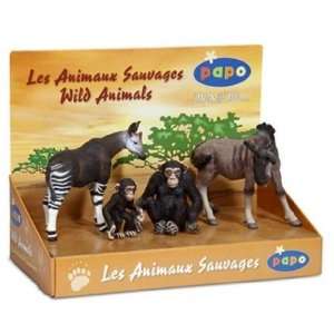  Papo 80000 Display Box Wild Animals 1 Toys & Games