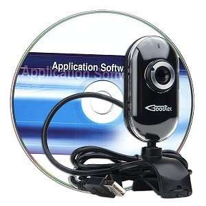  Goodtec iCam USB 2.0 300K Webcam (Black) Electronics