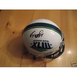 Ryan Clark Autographed Mini Helmet   Super Bowl 43   Autographed NFL 