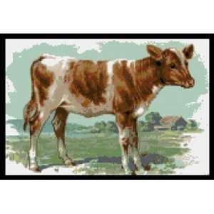  Baby Cow Counted Cross Stitch Kit 