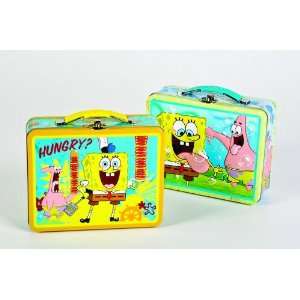    7 5/8 Spongebob Tin Carry Box Case Pack 3 