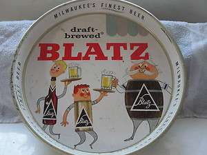   draft brewed, Milwaukees Finest Beer, 1959, old, Blatz Brewing  