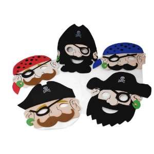  Lot of 12 Foam Pirate Masks Costume Dress Up Party: Baby