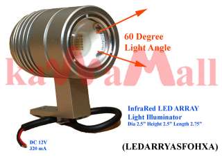 Outdoor LED Array Illuminator for Infrared CCTV Camera  