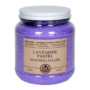 India Tree Lavender Pastel Sanding Sugar, 3.4 lb  Grocery 