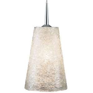 Bling II One Light G9 Line Voltage Pendant Finish: Chrome, Shade Color 