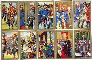 Twenty Seven Vintage German Military History Cards from 1934  