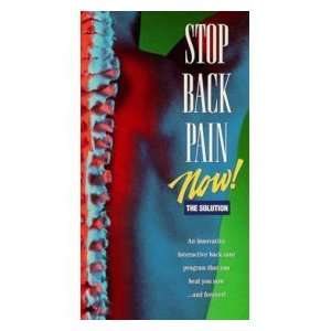  Stop Back Pain Now VHS Video
