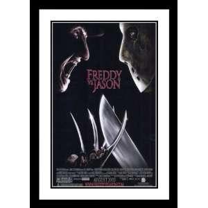  Freddy Vs. Jason Framed and Double Matted 20x26 Movie 