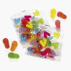 Gummy Flip Flop Treat Packets   Candy & Soft & Chewy Candy  