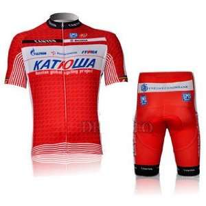 Russian Katyusha / katusha team short sleeve jersey suit / 12 Russian 