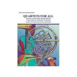  Quartets for All   Bass Clef Instrumetents Musical 