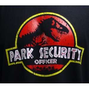 Park Security Officer Funny Jurassic Logo T shirt T rex (Mens Womens 