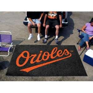  BALTIMORE ORIOLES 60x96 ULTI MAT TAILGATE RUG: Sports 