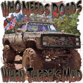 Dixie Rebel Mudding Trucks WHO NEEDS ROADS   