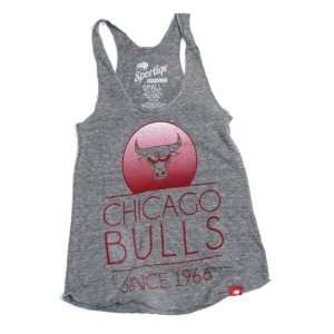  Chicago Bulls Womens Malibu Tri Blend Tank Sports 