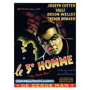  Retro Movie Prints: Third Man   Trevor Howard Orson Welles 
