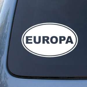  EUROPA SATURN MOON EURO OVAL   Car, Truck, Notebook, Vinyl 