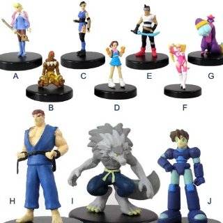 Capcom All Stars Collection Gashapon Mini Figures (Set of 10) [Toy]