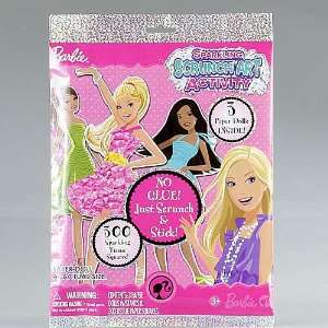  Barbie Sparkling Scrunch Art Activity: Toys & Games