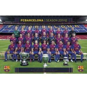  F.C. Barcelona Squad Poster