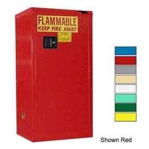   ® 16 Gallon, Self Close Flammable Cabinet Blue: Everything Else