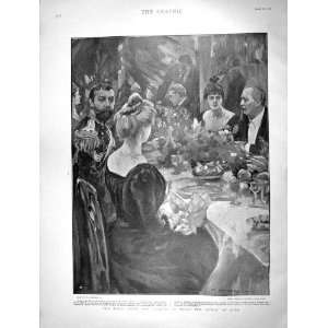   1901 Duke Cornwall Banquet Ophir Ship Suez Kitchener