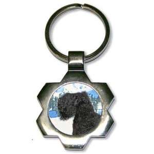  Black Russian Star Key Chain