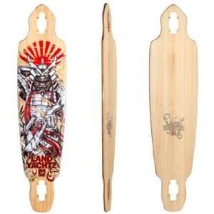   Bamboo Longboard Skateboard Deck With Grip Tape: Sports & Outdoors