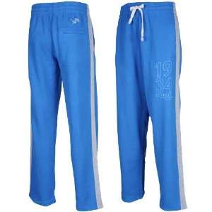    Detroit Lions Light Blue Game Fleece Pants: Sports & Outdoors