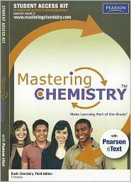 MasteringChemistry with Pearson eText Student Access Code Card for 