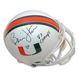  Bernie Kosar Autographed/Hand Signed University of Miami 