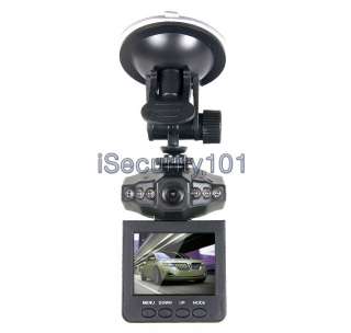 New Car 6x IR LED Portable DVR Windshield Mount Video Camera w 2.5 