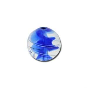 8mm Blue Lampwork Beads Round Arts, Crafts & Sewing