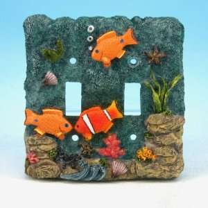  Tropical FISH Single SWITCHPLATE COVER light Bath