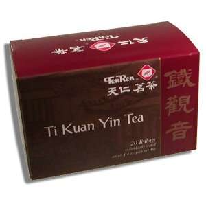 TenRen   Ti KuanYin Tea 20 Teabags  Grocery & Gourmet Food