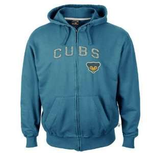 Chicago Cubs Pure Heritage 2 Mens Zip Front Hooded Sweatshirt:  